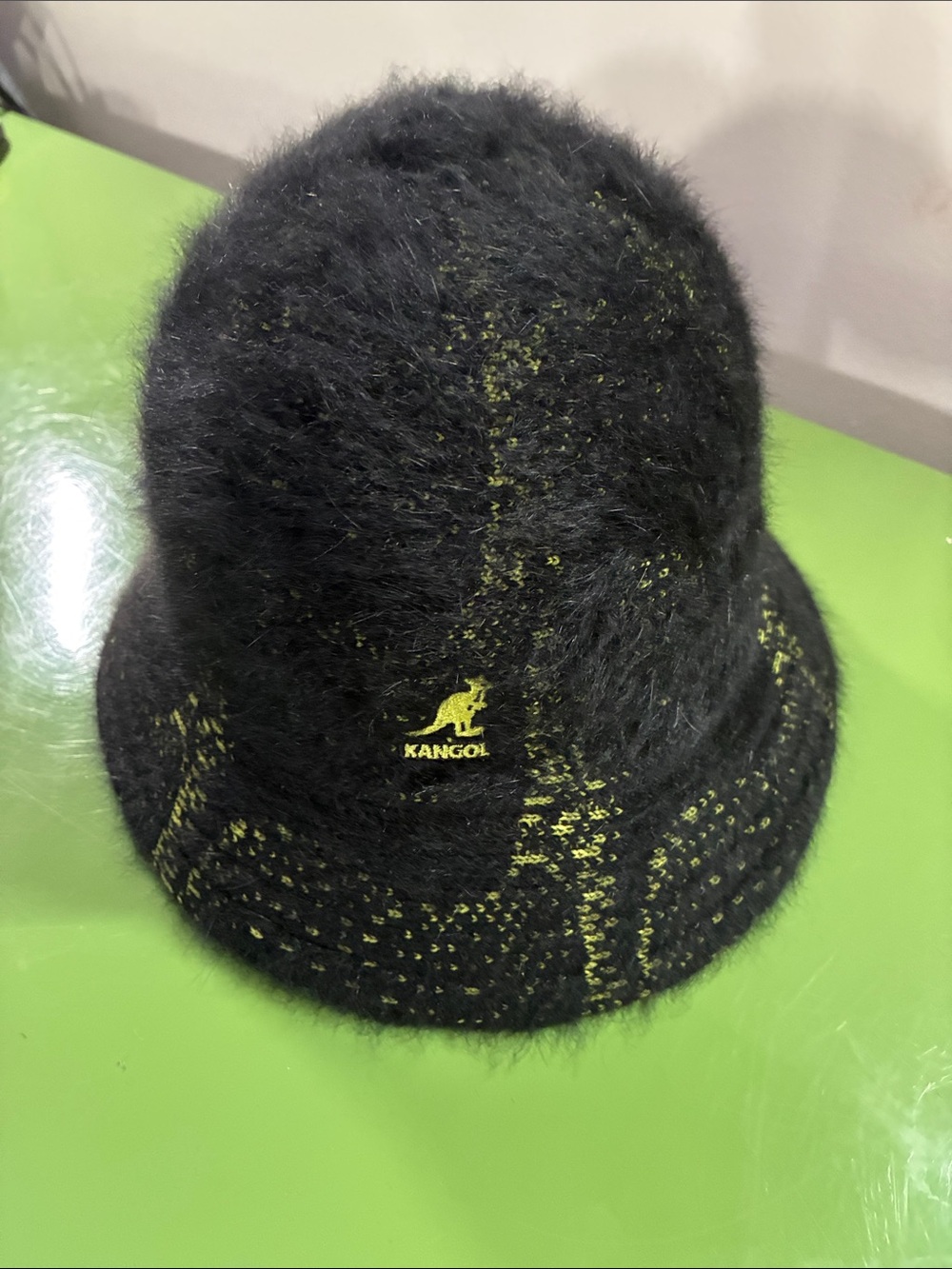 Kangol Kids Black & Yellow Furgora Bucket Hat